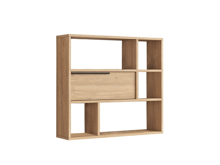 Étagère murale en bois "Calvin" - 90 x 22 x 81 cm - Marron