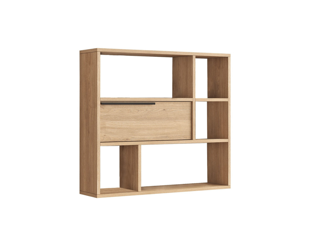 Étagère murale en bois "Calvin" - 90 x 22 x 81 cm - Marron