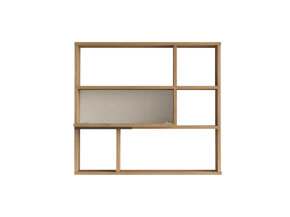 Étagère murale en bois "Calvin" - 90 x 22 x 81 cm - Marron