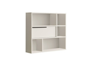 Étagère murale en bois "Calvin" - 90 x 22 x 81 cm - Blanc