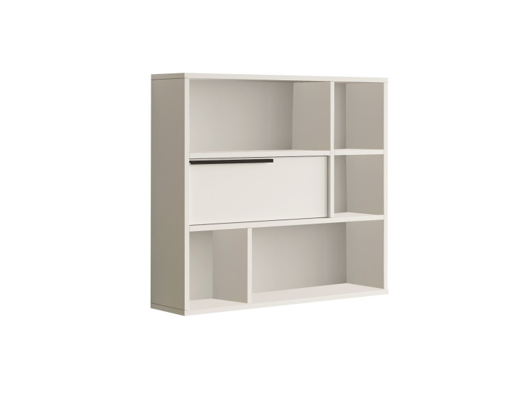 Étagère murale en bois "Calvin" - 90 x 22 x 81 cm - Blanc
