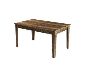 Table de repas en bois "Milan500" - 145 x 88 x 75 cm - Marron