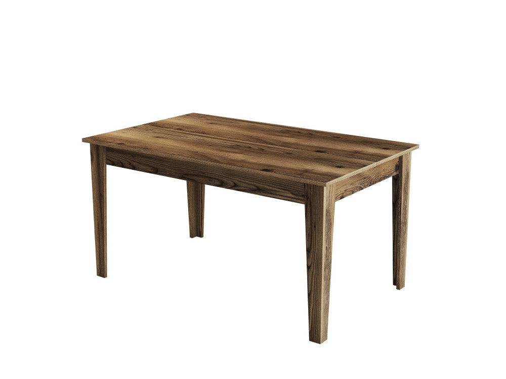 Table de repas en bois "Milan500" - 145 x 88 x 75 cm - Marron