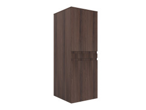 Meuble Machine à Laver "Neve 70" - 70 x 73 x 193 cm - Dark Walnut