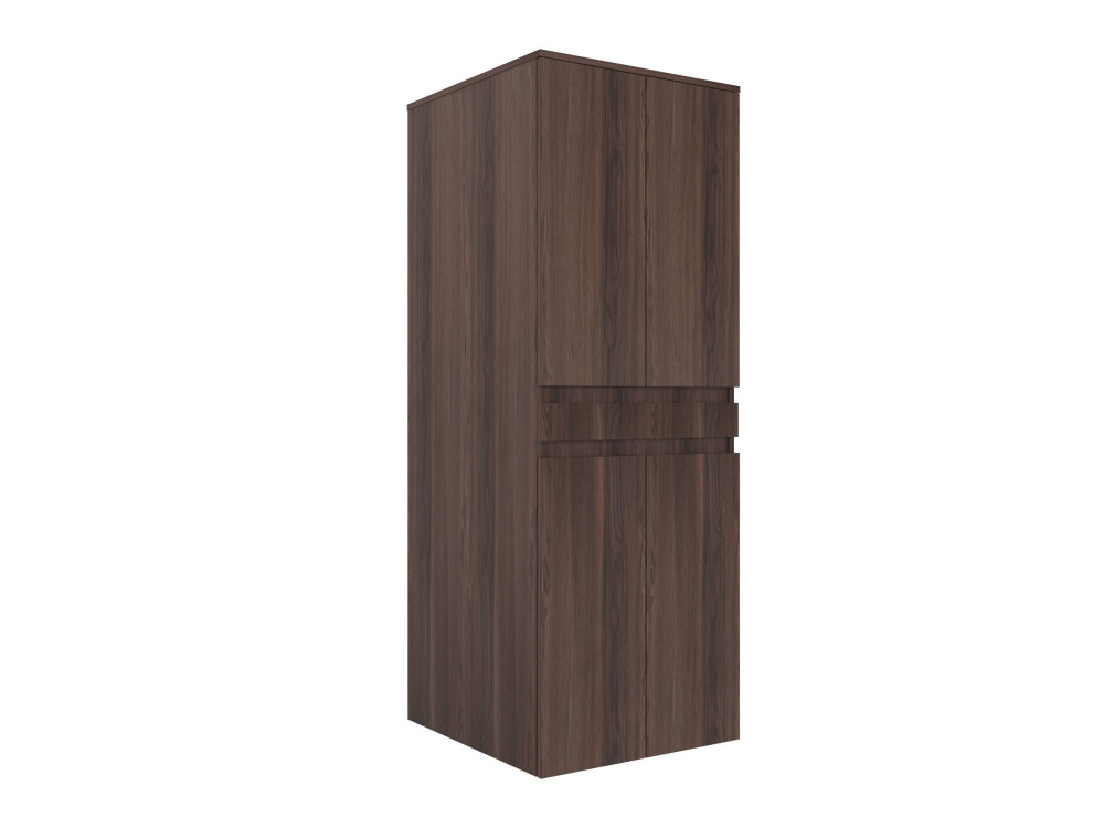 Meuble Machine à Laver "Neve 70" - 70 x 73 x 193 cm - Dark Walnut