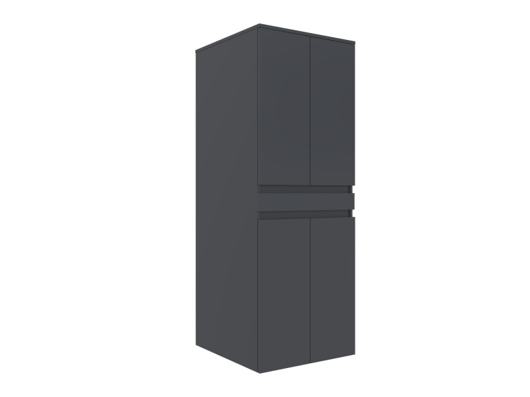 Meuble Machine à Laver "Neve 70" - 70 x 73 x 193 cm - Matte Anthracite