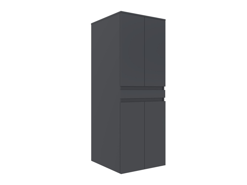 Meuble Machine à Laver "Neve 70" - 70 x 73 x 193 cm - Matte Anthracite