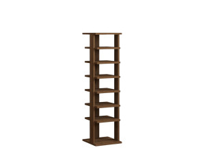 Meuble à chaussures en bois "Ayka" - 30 x 30 x 110 cm - Marron
