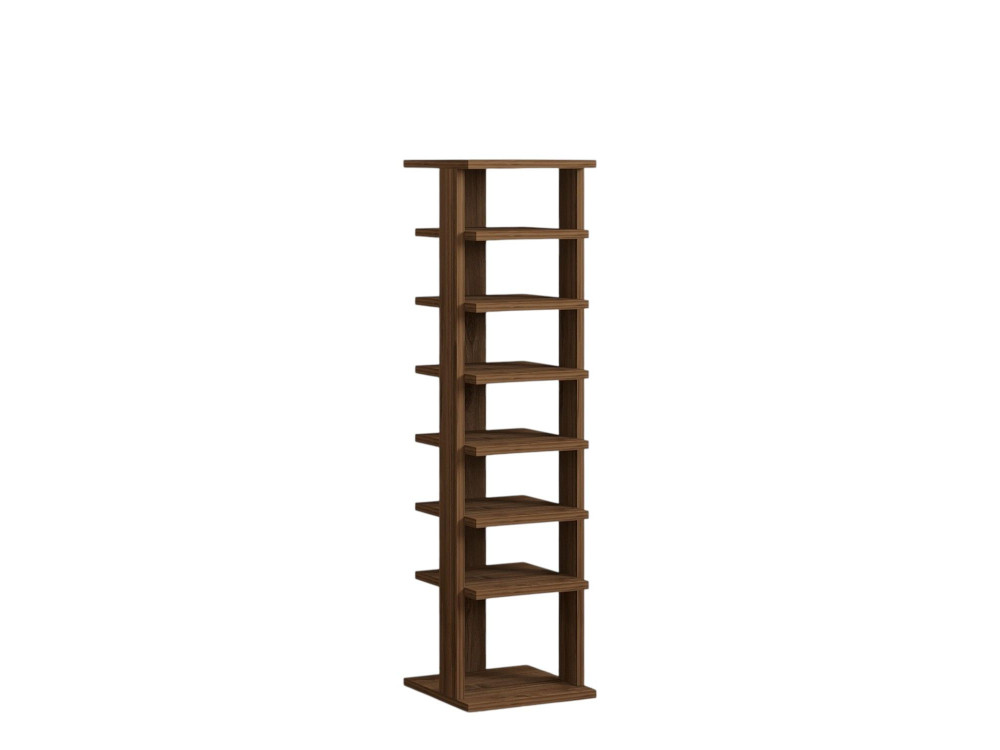 Meuble à chaussures en bois "Ayka" - 30 x 30 x 110 cm - Marron