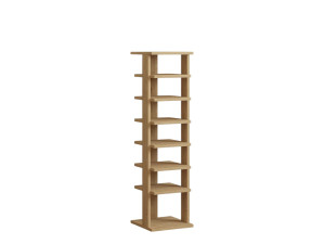 Meuble à chaussures en bois "Ayka" - 30 x 30 x 110 cm - Beige