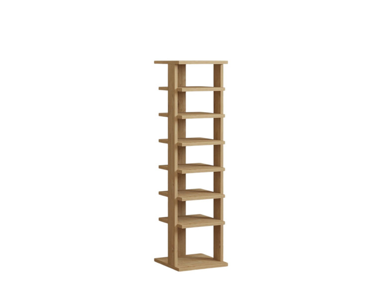 Meuble à chaussures en bois "Ayka" - 30 x 30 x 110 cm - Beige