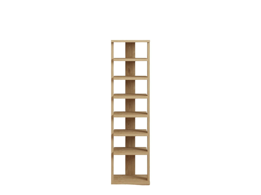 Meuble à chaussures en bois "Ayka" - 30 x 30 x 110 cm - Beige