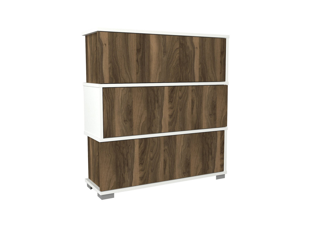 Meuble à chaussures en bois "Napolyon" - 90 x 30 x 93 cm - Marron