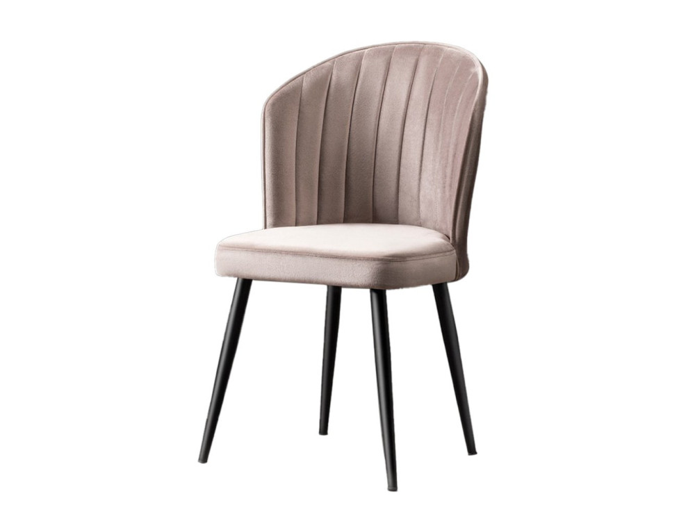 Ensemble de chaises (2 pièces) en bois "Rubi" - 52 x 42 x 85 cm - Cappuccino