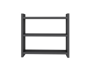Étagère de cuisine en bois "Cosmic" - 44 x 10 x 40 cm - Gris anthracite