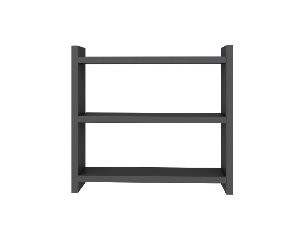 Étagère de cuisine en bois "Cosmic" - 44 x 10 x 40 cm - Gris anthracite