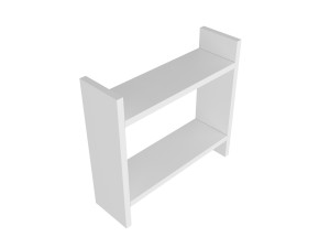 Étagère de cuisine en bois "Denver" - 34 x 10 x 30 cm - Blanc