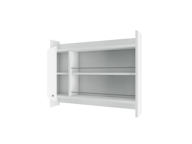 Etagère de cuisine en bois "Knerr" - 85 x 13 x 65 cm - Blanc