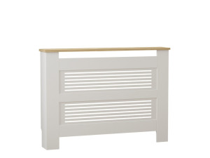 Armoire de radiateur en bois "Termora" 112 x 19 x 82 cm - Chêne saphir