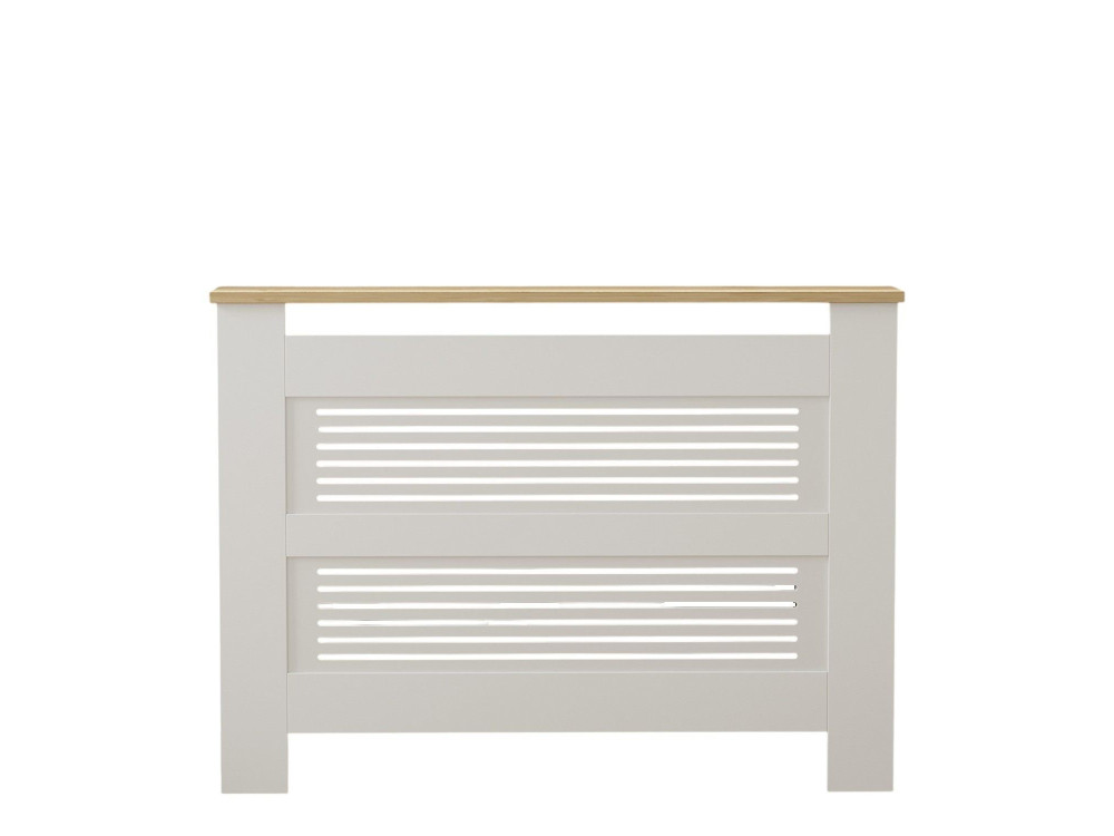 Armoire de radiateur en bois "Termora" 112 x 19 x 82 cm - Chêne saphir
