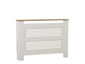 Armoire de radiateur en bois "Termora" 112 x 19 x 82 cm - Pin atlantique