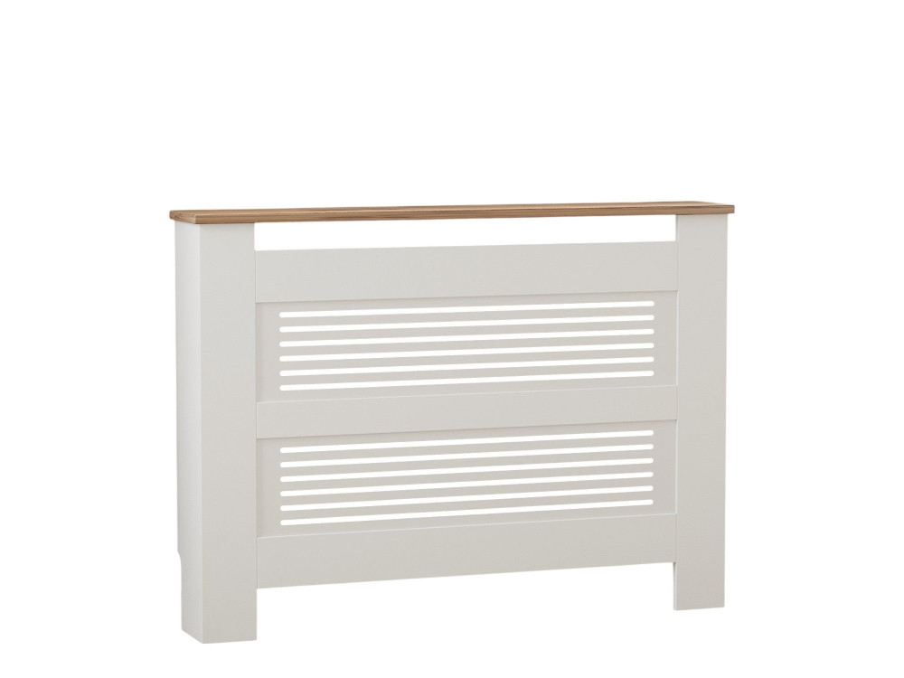 Armoire de radiateur en bois "Termora" 112 x 19 x 82 cm - Pin atlantique