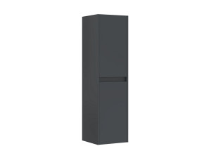 Armoire de Salle de Bain "Side 40" - 40 x 27 x 138 cm - Matte Anthracite
