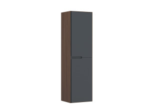 Armoire de Salle de Bain "Craft 40" -  cm - Walnut / Anthracite