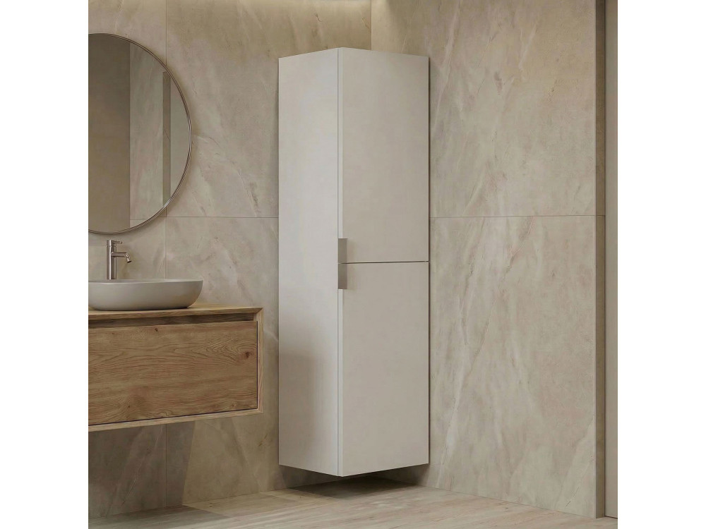 Armoire de Salle de Bain "Purus 40" - 40 x 32 x 138 cm - White