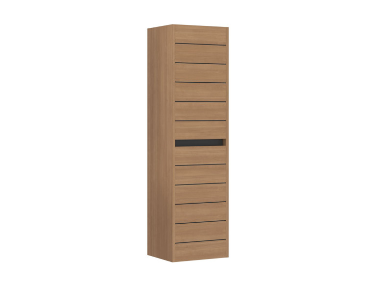 Armoire de Salle de Bain "Ricato 40" - 42 x 27 x 138 cm - Walnut