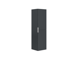 Armoire de Salle de Bain "Purus Desna 40" - 40 x 32 x 138 cm - Matte Anthracite