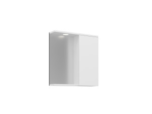 Meuble Salle de Bain avec Miroir "Purus 65" - 63 x 18 x 68 cm - White