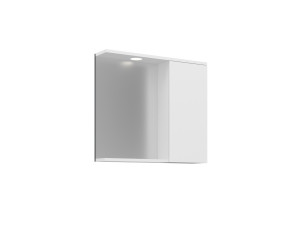 Meuble Salle de Bain avec Miroir "Purus 80" - 75 x 18 x 68 cm - White
