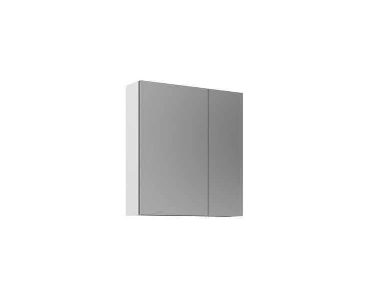 Meuble Salle de Bain avec Miroir "Purus Desna 60" - 60 x 16 x 66 cm - White
