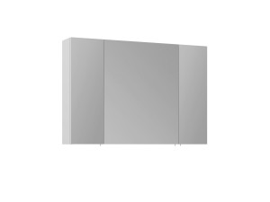 Meuble Salle de Bain avec Miroir "Side 100" - 100 x 16 x 66 cm - Matte White