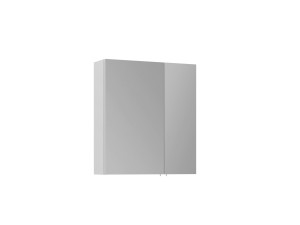 Meuble Salle de Bain avec Miroir "Side 60" - 60 x 16 x 66 cm - Matte White