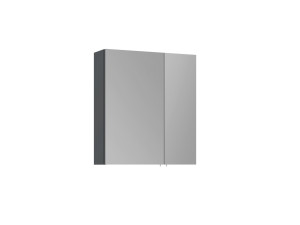 Meuble Salle de Bain avec Miroir "Side 60" - 60 x 16 x 66 cm - Matte Anthracite