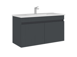 Meuble Vasque "Tivoli 100" - 100 x 45 x 57 cm - Matte Anthracite