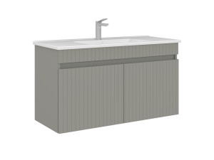 Meuble Vasque "Tivoli 100" - 100 x 45 x 57 cm - Matte Cashmere