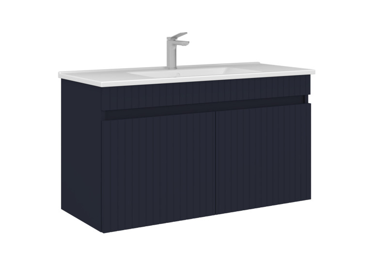 Meuble Vasque "Tivoli 100" - 100 x 45 x 57 cm - Matte Navy Blue