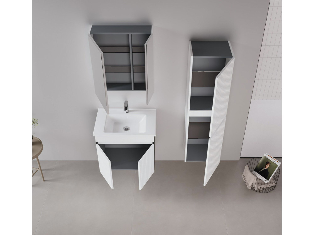 Meuble Vasque "Tivoli 65" - 65 x 45 x 57 cm - Matte White