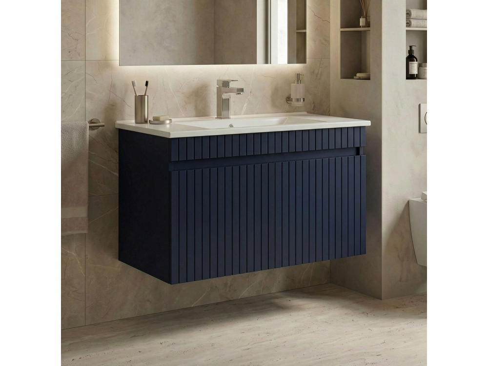 Meuble Vasque "Tivoli 85" - 85 x 45 x 57 cm - Matte Navy Blue