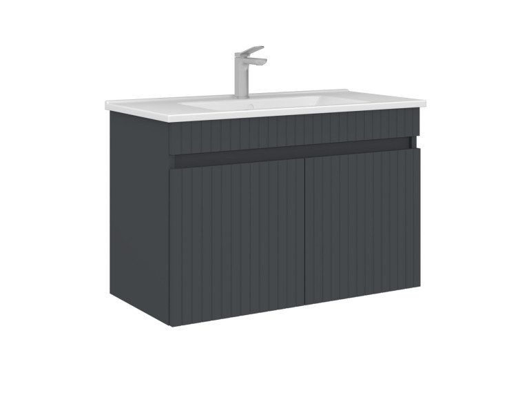 Meuble Vasque "Tivoli 85" - 85 x 45 x 57 cm - Matte Anthracite