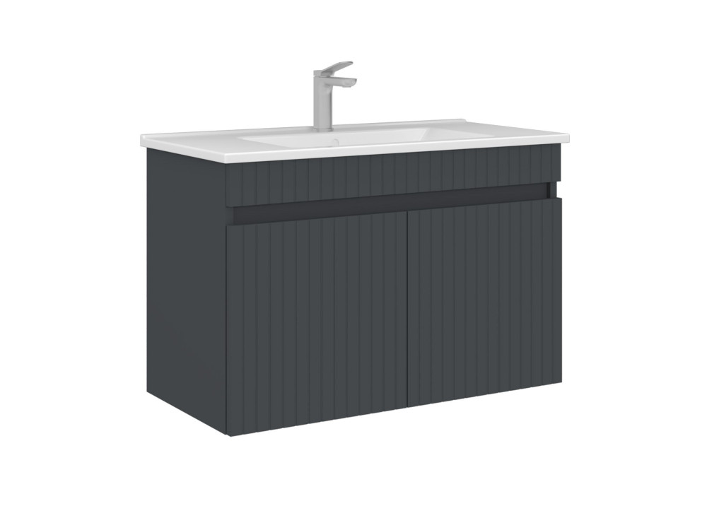 Meuble Vasque "Tivoli 85" - 85 x 45 x 57 cm - Matte Anthracite
