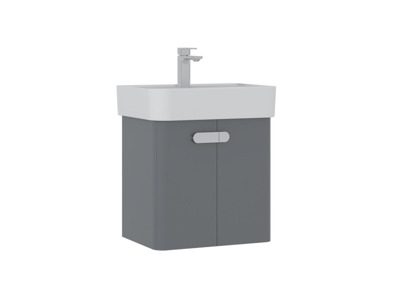 Meuble Vasque "Orbit 55" - 55 x 38 x 62 cm - Grey