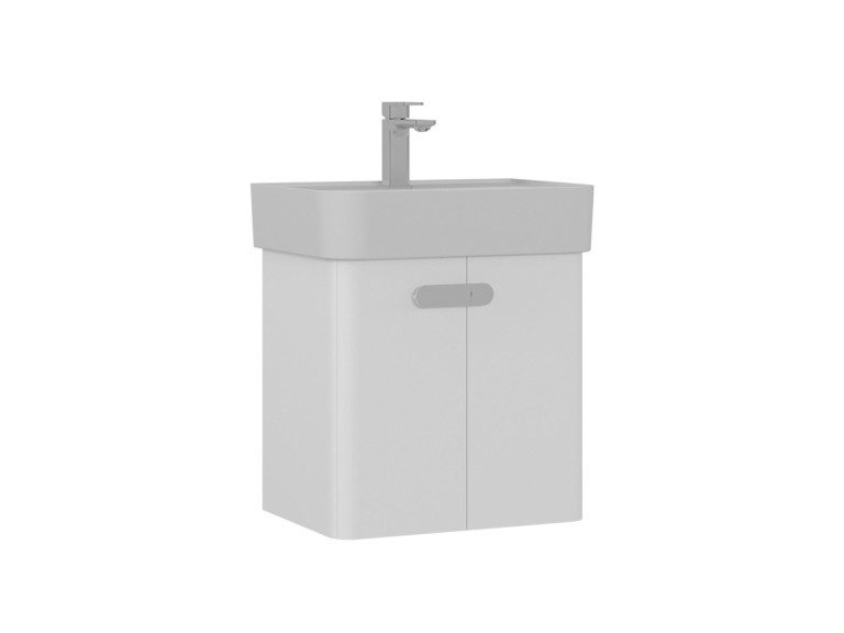 Meuble Vasque "Orbit 55" - 55 x 38 x 62 cm - White