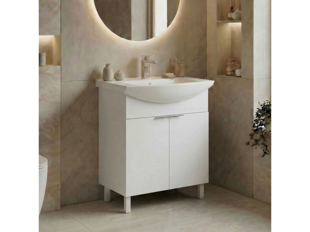 Meuble Vasque "Purus 65" - 65 x 50 x 83 cm - White