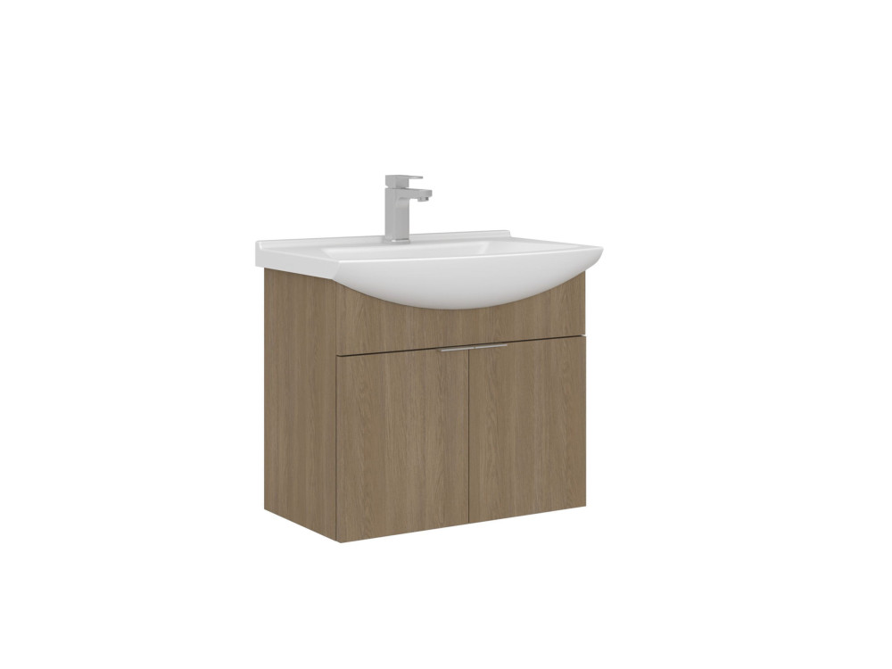 Meuble Vasque "Purus 65" - 65 x 50 x 58 cm - Sonomo Oak