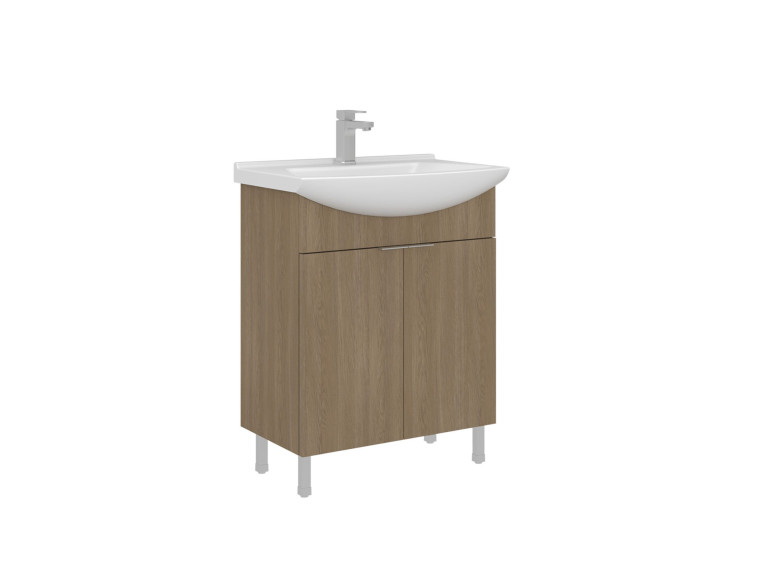 Meuble Vasque "Purus 65" - 65 x 50 x 83 cm - Sonomo Oak