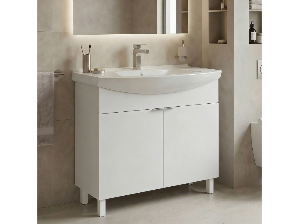 Meuble Vasque "Purus 80" - 80 x 50 x 83 cm - White